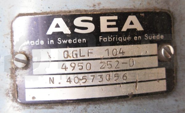 ASEA OGLF 104 PUMP MOTOR 4950 252-D 40573056 - Image 6