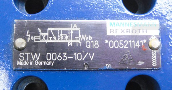 MANNESMANN REXROTH STW 0063-10/V PROPORTIONAL VALVE 00521141 - Image 7