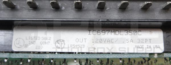 GE FANUC IC697MDL350C OUTPUT MODULE 120VAC .5A - Image 6