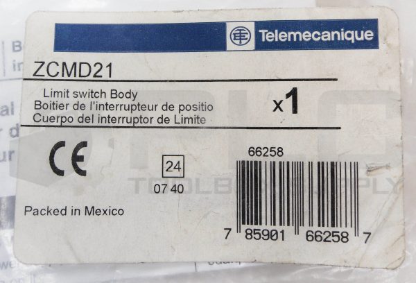 NEW TELEMECANIQUE ZCMD21 LIMIT SWITCH BODY 400V 6A - Image 6