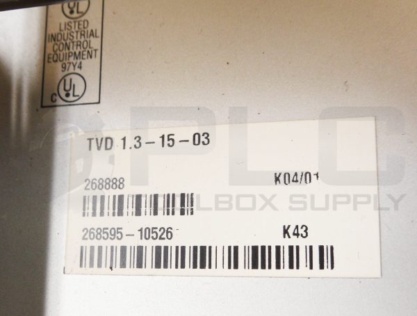 INDRAMAT TVD 1.3-15-03 AC SERVO POWER SUPPLY *REBUILT* UPS RED AVAILABLE - Image 8
