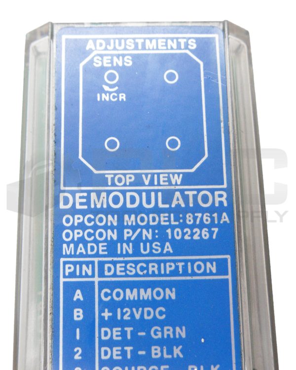 OPCON 8761A DEMODULATOR 12VDC 102267 - Image 5