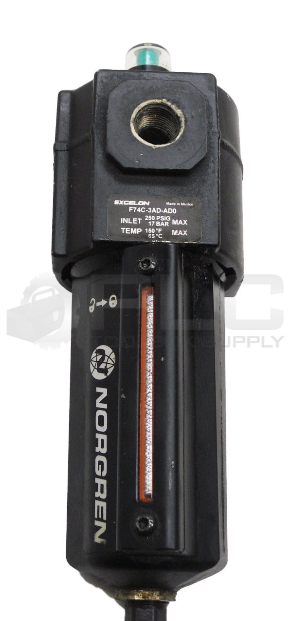 NORGREN F74C-3AD-AD0 BAR FILTER 250PSIG 150DEG F