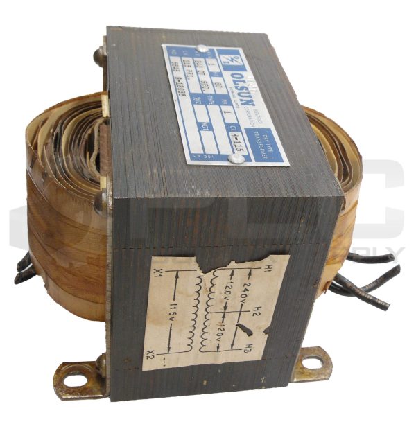 OLSUN 5848 S-12035 DRY TYPE TRANSFORMER 60HZ 1PH 115V - Image 3