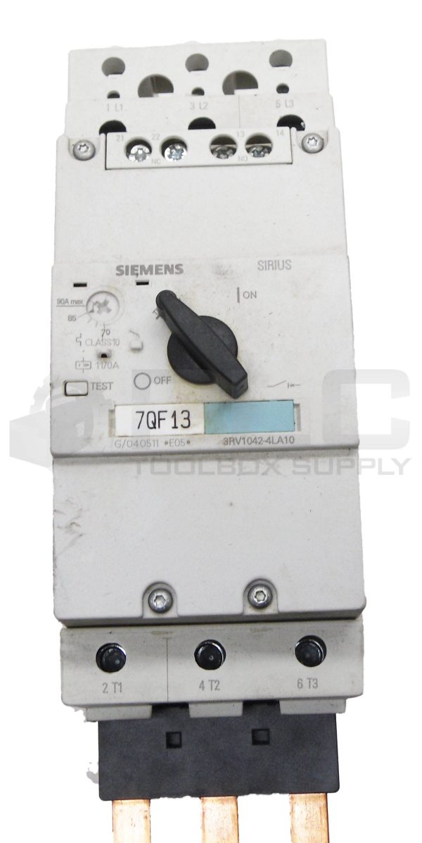 SIEMENS 3RV1042-4LA10 CIRCUIT BREAKER 690V 70-90A - Image 2