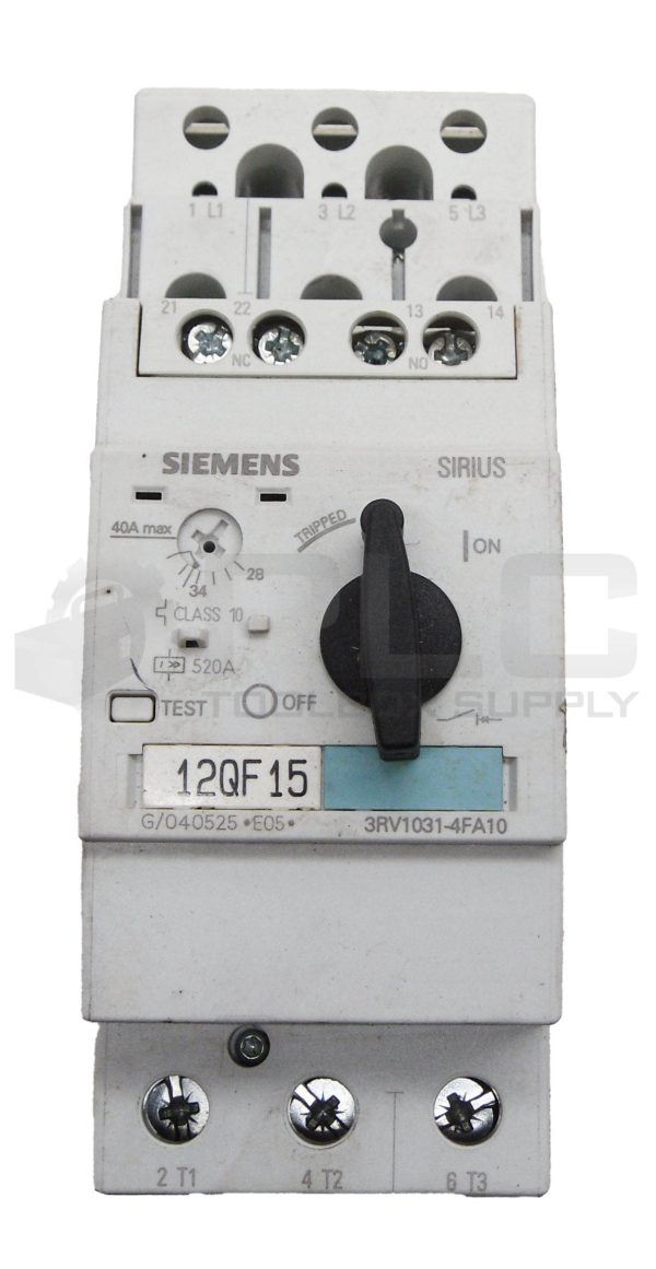 SIEMENS 3RV1031-4FA10 CIRCUIT BREAKER 690V 28-40A - Image 2