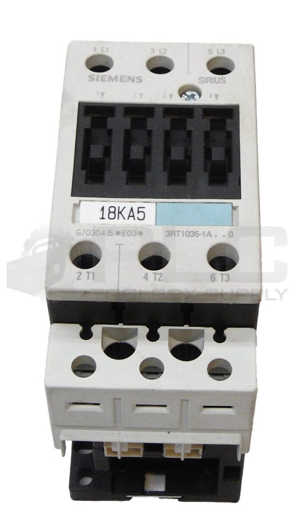 SIEMENS 3RT1035-1AL20 POWER CONTACTOR 690V 60A
