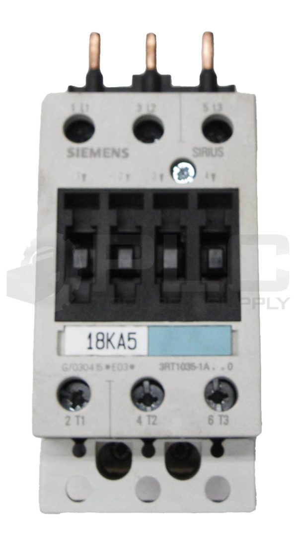 SIEMENS 3RT1035-1AL20 POWER CONTACTOR 690V 60A - Image 2