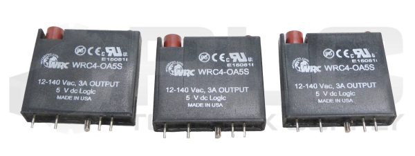 LOT OF 3 WRC WRC4-OA5S LOGIC MODULE 12-140VAC 3A 5VDC
