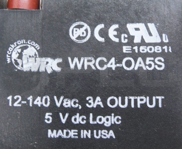 LOT OF 3 WRC WRC4-OA5S LOGIC MODULE 12-140VAC 3A 5VDC - Image 4