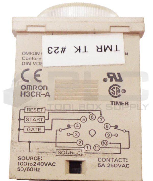 OMRON H3CR-A TIMER H3CRA 5A 250VAC 50/60HZ 0-1.2HRS H3CR - Image 4