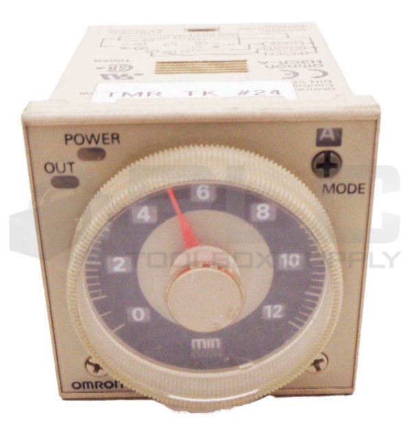 OMRON H3CR-A TIMER H3CRA 5A 250VAC 50/60HZ 0-12MIN H3CR - Image 3