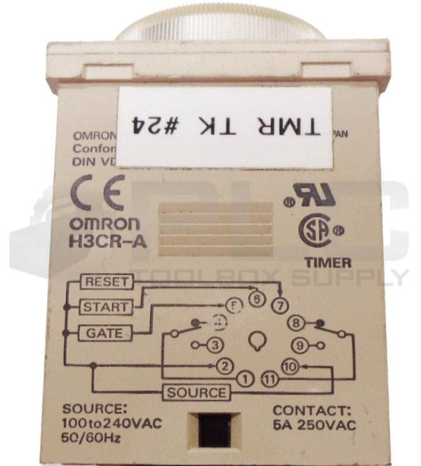 OMRON H3CR-A TIMER H3CRA 5A 250VAC 50/60HZ 0-12MIN H3CR - Image 4
