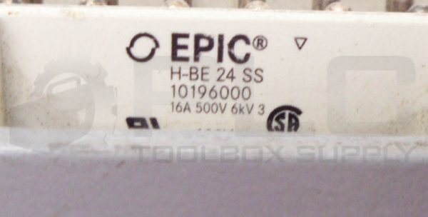 EPIC CONNECTORS H-BE 24 SS CONNECTOR 24 PIN 10196000 W/HOUSING - Image 4