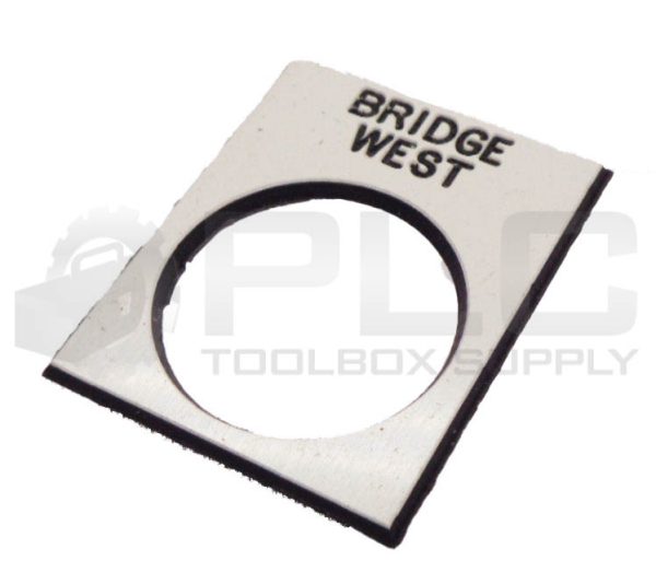 LOT OF 10 NEW ALLEN BRADLEY BRIDGE WEST LEGEND PLATES - Image 2