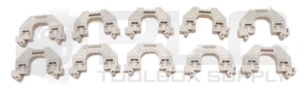 LOT OF 10 ALLEN BRADLEY 1492-EA35 TERMINAL BLOCK ENDS