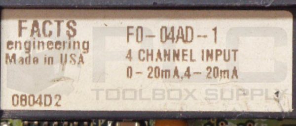 FACTS F0-04AD-1 INPUT MODULE - Image 5