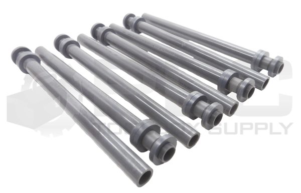NEW LOT OF 8 +GF+ HARVEL 1120 PVC 1-1/2" 29" THREADED SCH 120 ASTM D 1785 *READ*
