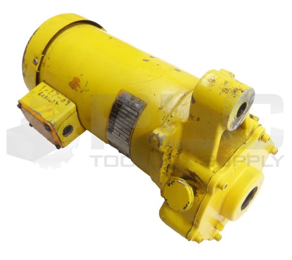 DRESSER 428039-15 MOTOR W/ GEARBOX 145Y FR 1.5/0.38HP 285/135RPM 460V 3PH *READ* - Image 2