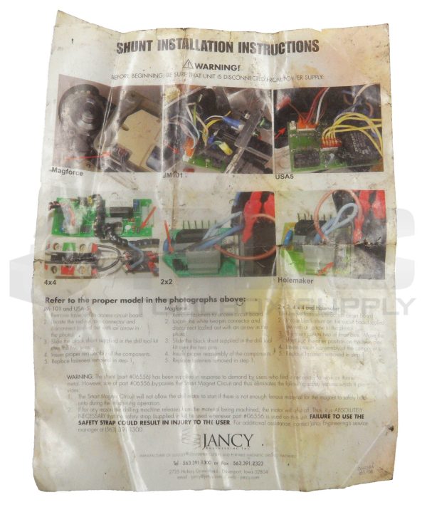 JANCY ENGINEERING HOLEMAKER MAGNETIC DRILL PRESS 120VAC 20946 EMB 16/1.1 PL - Image 5