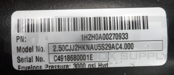 PARKER 1H2H0A00270933 HYDRAULIC CYLINDER 2.50CJJ2HKNAU5S29AC4.00 3000PSI - Image 6