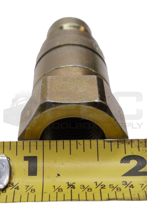LOT OF 3 NEW KQM6H FLAT FACE COUPLER 3/8" SAE-J03 - Image 3