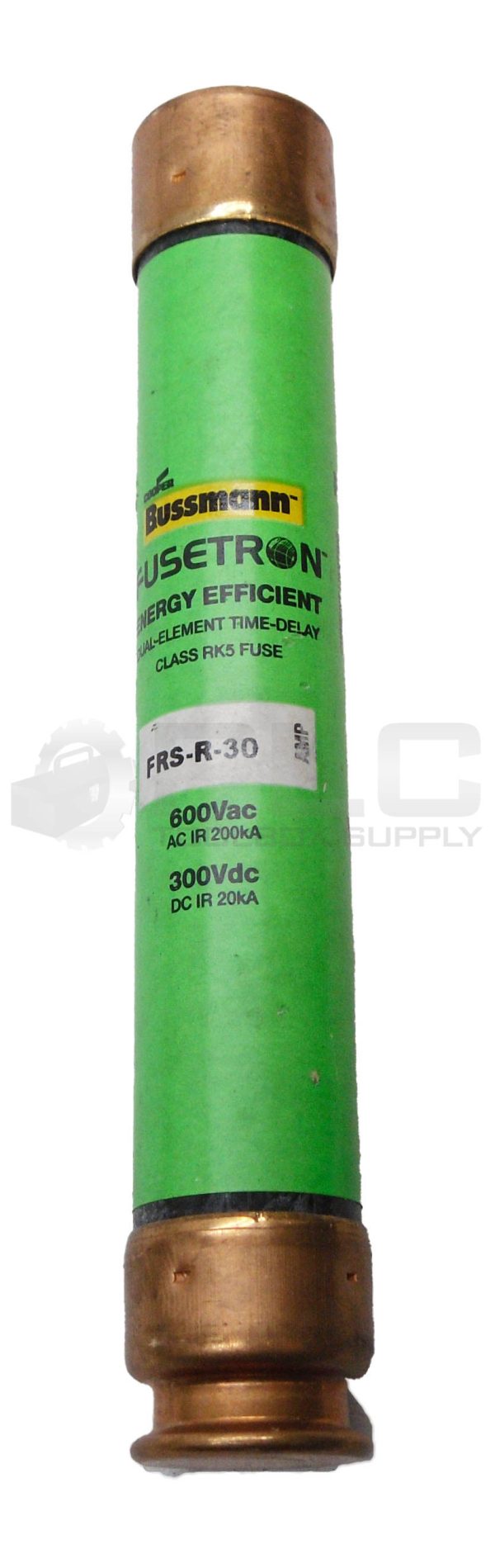LOT OF 3 NEW BUSSMAN FRS-R-30 ENERGY EFFICIENT FUSE 30A 600VAC 300VDC - Image 2