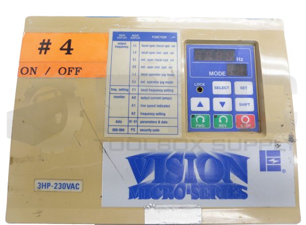 EMERSON WM2130 DRIVE 200-230V 50/60HZ 3PH *PARTS ONLY* - Image 2