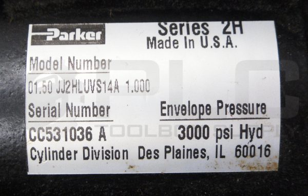 PARKER 0.150 JJ2HLUVS14A 1.000 /2H HYDRAULIC CYLINDER 3000PSI - Image 5