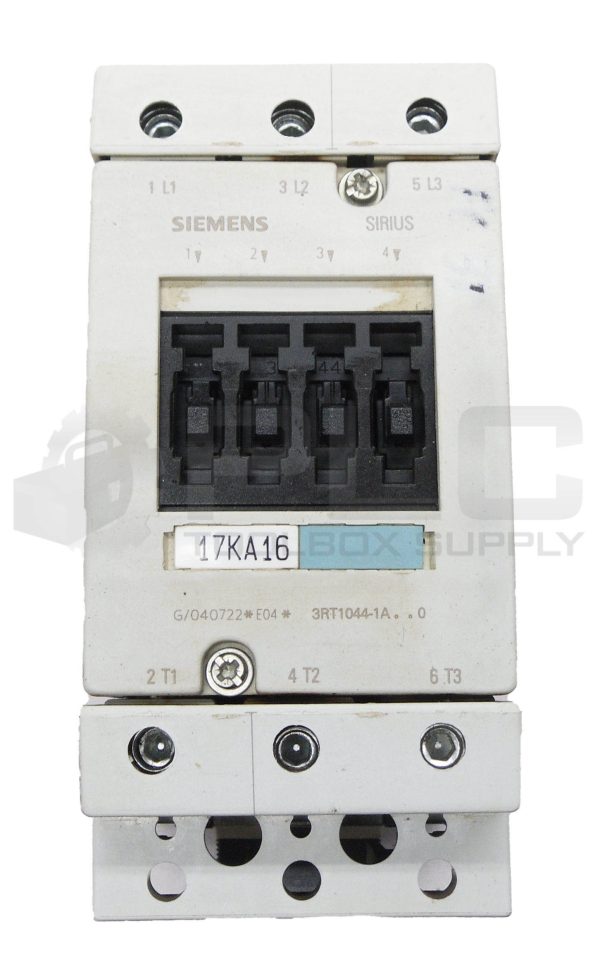 SIEMENS 3RT1044-1AL20 POWER CONTACTOR W/ 3RT1936-1CD00 SURGE SUPPRESSOR - Image 2