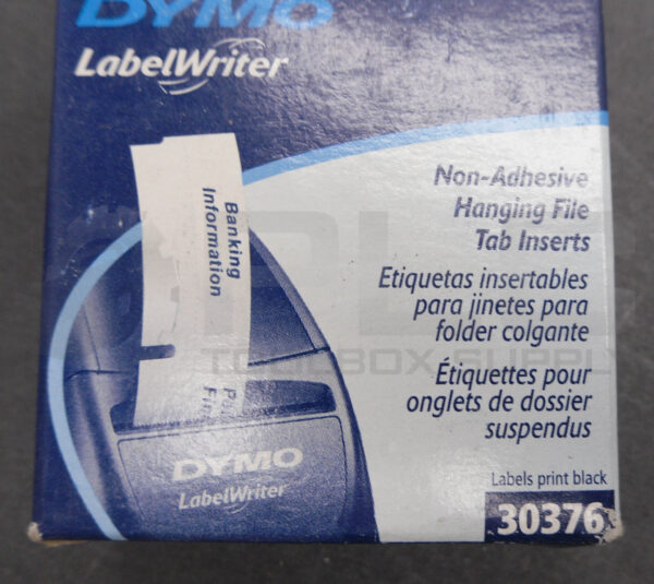 LOT OF 3 NEW BOX OF 260 DYMO 30376 HANGING FILE TAB INSERTS 9/16" X 2" - Image 4