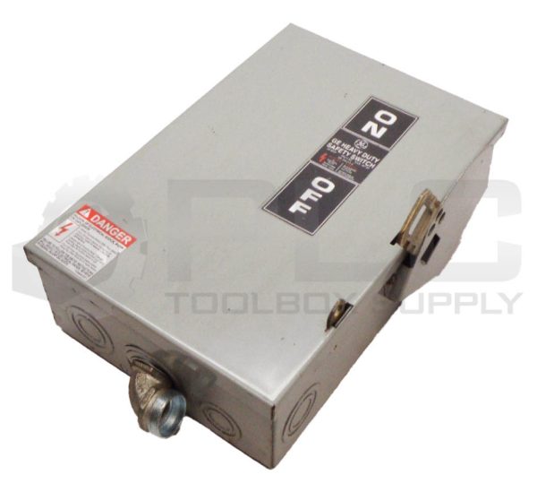 GE GENERAL ELECTRIC TH3361 SAFETY SWITCH, MODEL 10, 30AMP, 600VAC/250VDC