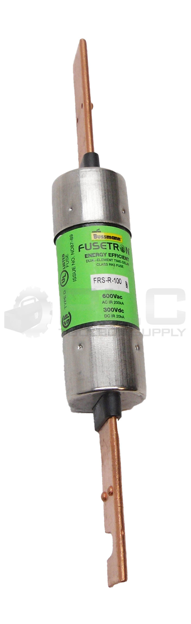 NEW BUSSMAN FRS-R-100 ENERGY EFFICIENT FUSE 100A 600VAC 300VDC - PLC ...