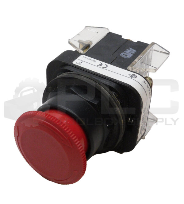 NEW ALLEN BRADLEY 800H-FRXT A5 /F PUSH BUTTON RED W/ (2) 800T-XD4 /E