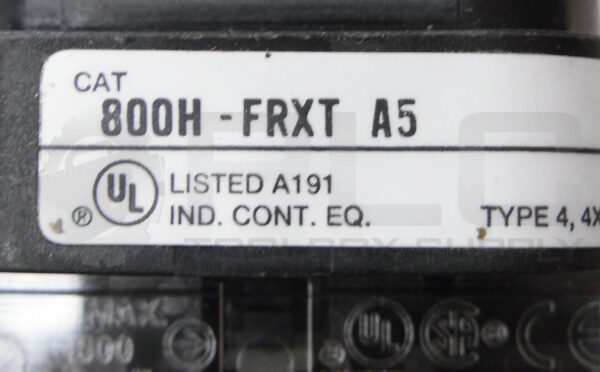 NEW ALLEN BRADLEY 800H-FRXT A5 /F PUSH BUTTON RED W/ (2) 800T-XD4 /E - Image 5