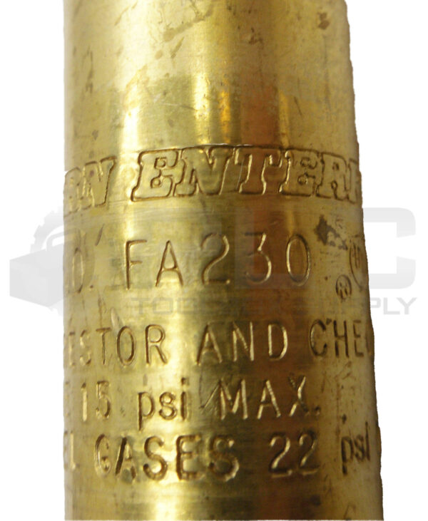NEW WESTERN ENTERPRISES FA-30 FLASHBACK ARRESTOR SET FA130 FA230 - Image 5