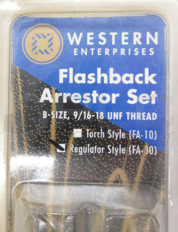 NEW WESTERN ENTERPRISES FA-30 FLASHBACK ARRESTOR SET FA130 FA230 - Image 7