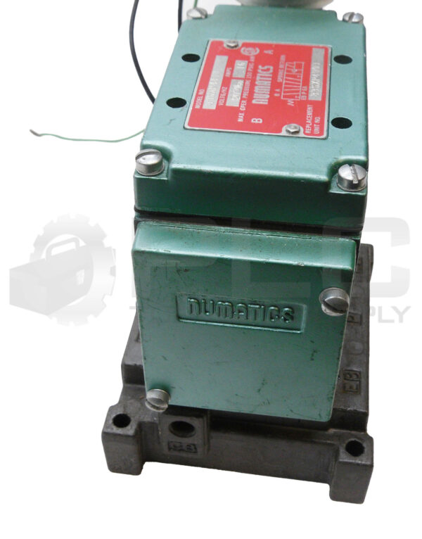 NUMATICS 33SXP4410 PNEUMATIC SOLENOID VALVE 120V 50/60HZ .16A W/ 237-221B COIL - Image 3