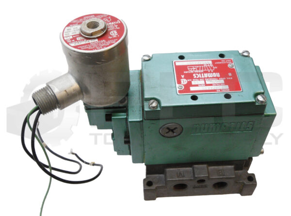 NUMATICS 33SXP4410 PNEUMATIC SOLENOID VALVE 120V 50/60HZ .16A W/ 237-221B COIL - Image 4