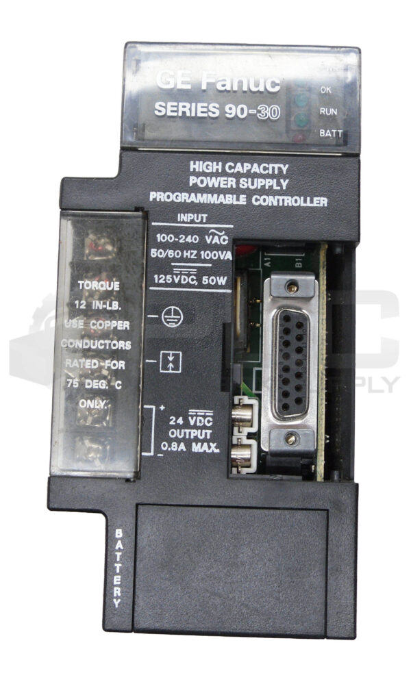 GE FANUC IC693PWR330G POWER SUPPLY 120/240VAC 30W 50/60HZ 125VDC *READ* - Image 2