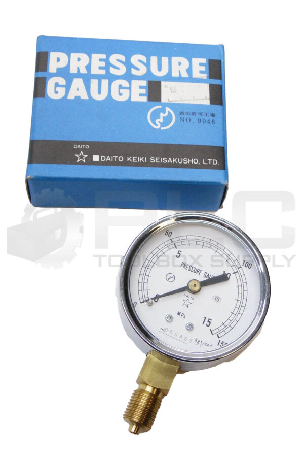 NEW DAITO KEIKI 06646501 PRESSURE GAUGE 0-150PSI