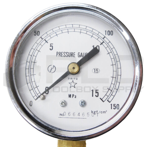 NEW DAITO KEIKI 06646501 PRESSURE GAUGE 0-150PSI - Image 2