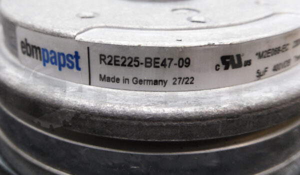 NEW EBMPAPST R2E225-BE47-09 AXIAL FAN 230V 60HZ 2880RPM - Image 5