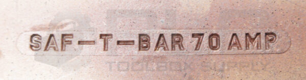 NEW SAF-T-BAR 70 AMP STANDARD CLEANING CONTACT SHOE 70A 3-3/4" - Image 3