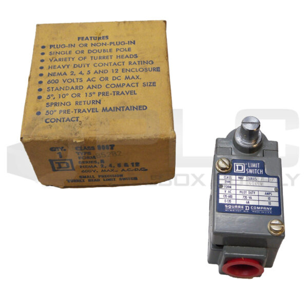NEW SQUARE D 9007 B52B2 /A LIMIT SWITCH 600V AC/DC *READ*