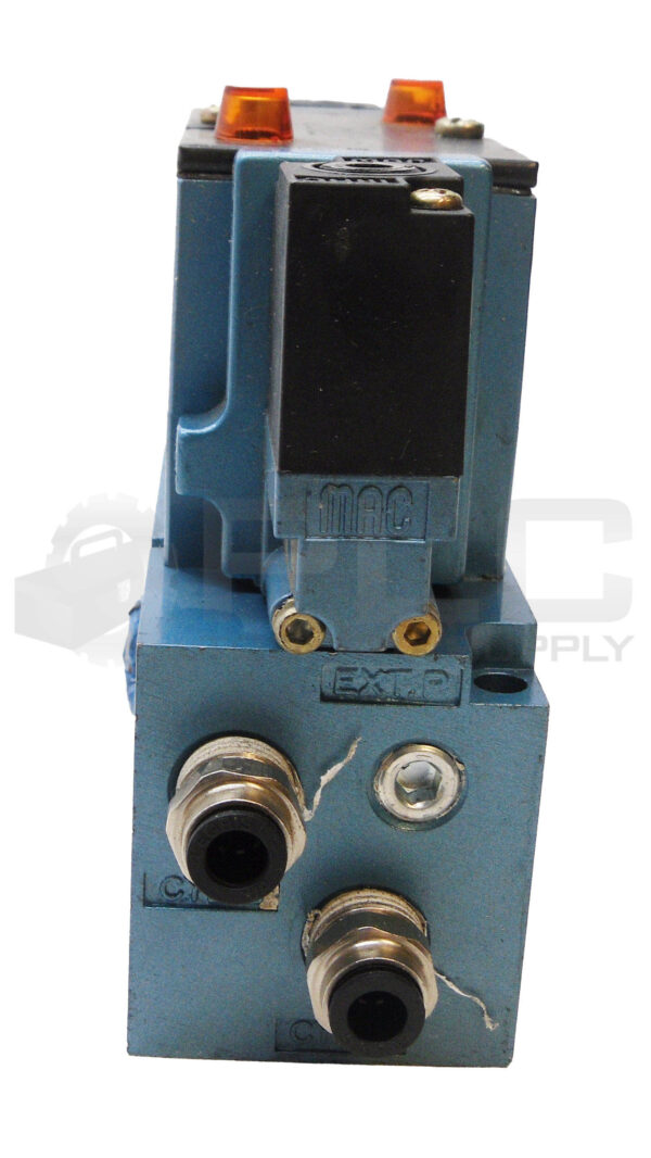 MAC VALVES 82A-BC-BKA-TM-DAAP-1DA SOLENOID VALVE W/ (2) TM-DAAJ-1DA COIL - Image 4