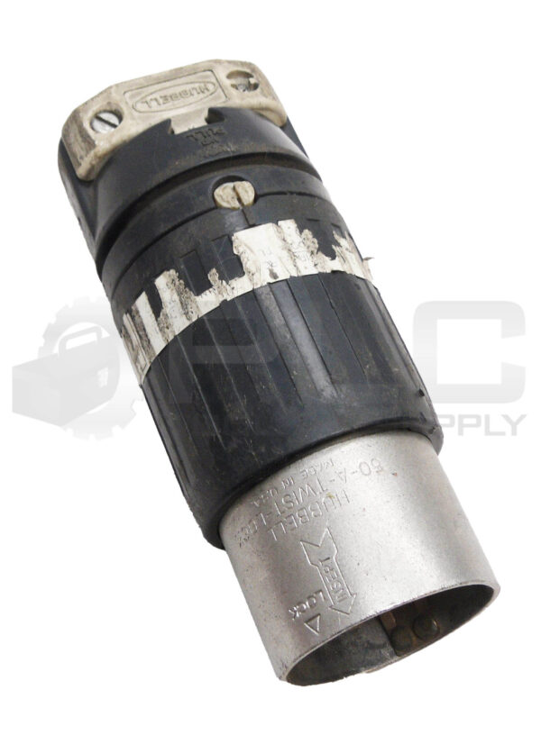 HUBBELL 7765C TWIST LOCK PLUG 250VDC 600VAC 3P 4W