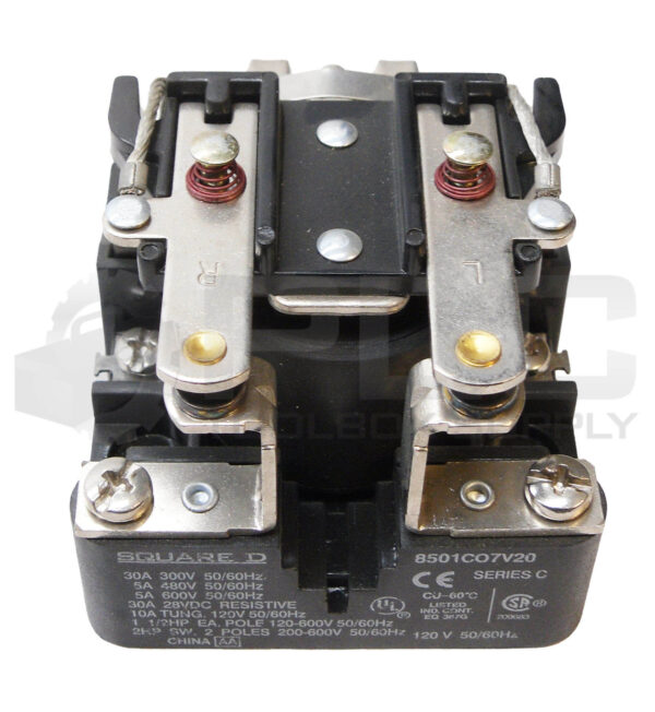 NEW SQUARE D 8501CO7V20 /C GENERAL PURPOSE RELAY 30A 600V 50/60HZ 0526AF