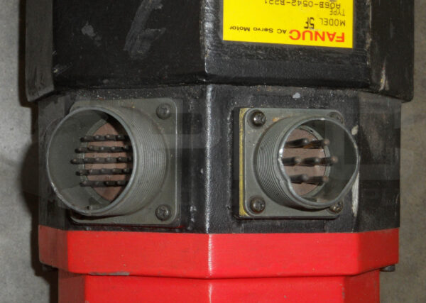 FANUC A06B-0542-B221 AC SERVO MOTOR MODEL 5F 6NM 6.4A 3PH 8P 2000RPM 114V - Image 3