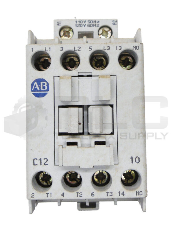 ALLEN BRADLEY 100-C12*10 /A CONTACTOR 600VAC 25A 110v/120v - Image 2